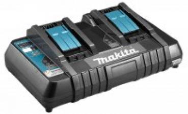MAKITA DC18RD Doppel-Schnellladegerät Nr. 196933-6 geeignet für 14,4V und 18V Li-Ion Akkus bis max. 6,0Ah